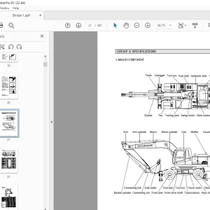 Hyundai R200W-7 Wheeled Excavator Service Manual 2023 - PDF DOWNLOAD