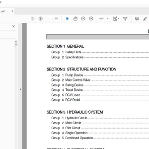 Hyundai R210LC-7A Crawler Excavator Service Manual 2023 - PDF DOWNLOAD