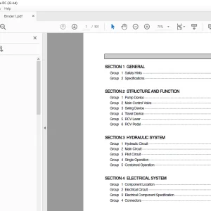 Hyundai R210NLC-7A Crawler Excavator Service Manual 2023 - PDF DOWNLOAD