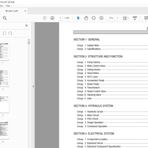 Hyundai R210W-9A Wheeled Excavator Service Manual 2023 - PDF DOWNLOAD
