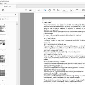 Hyundai R290LC-3 Crawler Type Excavator Service Manual 2023 - PDF DOWNLOAD