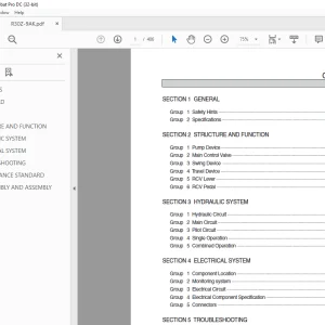 Hyundai R30Z-9AK Mini Excavator Service Manual 2023 - PDF DOWNLOAD