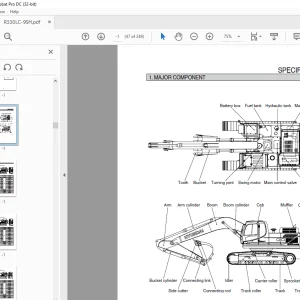 Hyundai R330LC-9SH Excavator Operator's Manual 2023 - PDF DOWNLOAD