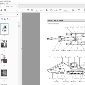 Hyundai R360LC-7 Crawler Excavator Service Manual 2023 - PDF DOWNLOAD