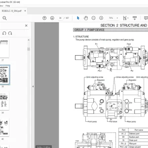 Hyundai R380LC-9 Crawler Excavator Service Manual 2023 - PDF DOWNLOAD