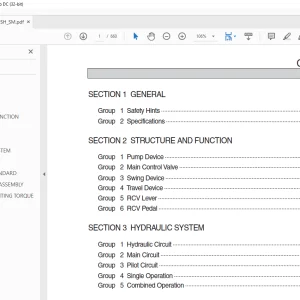 Hyundai R380LC-9SH Excavator Service Manual - PDF DOWNLOAD
