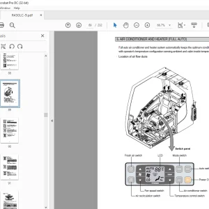 Hyundai R430LC-9 Hydraulic Excavator Operator's Manual 2023 PDF