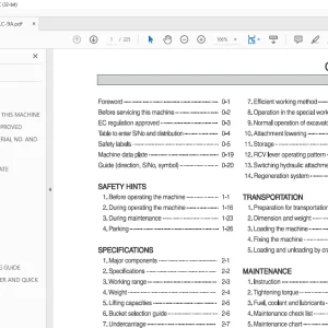 Hyundai R430LC-9A Excavator Operator's Manual PDF