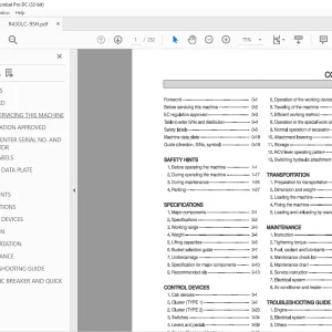 Hyundai R430LC-9SH Hydraulic Excavator Operator's Manual 2023 - PDF DOWNLOAD