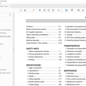 Hyundai R480LC-9 R520LC-9 Excavator Operator's Manual 2023