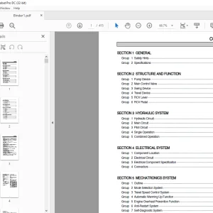Hyundai R80-7 Crawler Excavator Service Manual 2023 - PDF DOWNLOAD