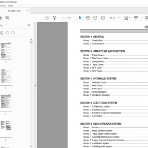 Hyundai R80-7A Crawler Excavator Service Manual 2023 - PDF DOWNLOAD