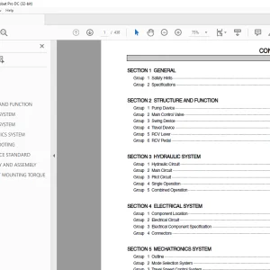 Hyundai R80 Crawler Excavator (India) Service Manual 2023 PDF