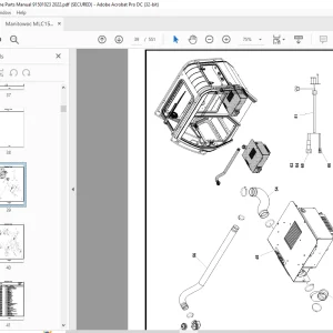 Manitowoc Crane MLC150-1 Parts Manual SN 91501023 - PDF DOWNLOAD