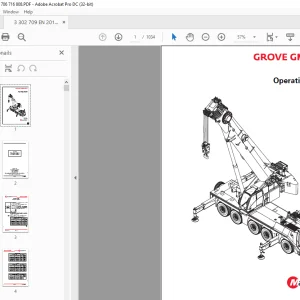 Manitowoc Grove Crane GMK5150L Operating Manual PDF