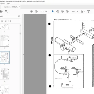 Manitowoc Traditional Crane 2900WC Parts Manual SN 29559 - PDF DOWNLOAD