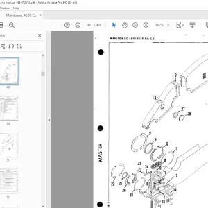 Manitowoc Crane 4600 VPC-MAX® Parts Manual 46547 PDF