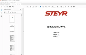 STEYR 6150 CVT 6165 CVT 6175 CVT Service Manual 47936464 - PDF DOWNLOAD
