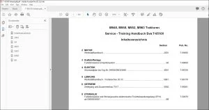 STEYR M948, M958, M952, M963 Traktoren WERKSTATTHANDBUCH 7-95110 PDF