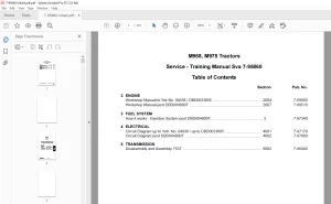 STEYR M968 M975 Tractor Service Manual 7-95860 - PDF DOWNLOAD