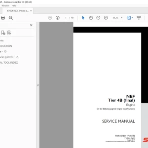 STEYR NEF Tier 4B (final) Engine Service Manual 47606132 - PDF DOWNLOAD