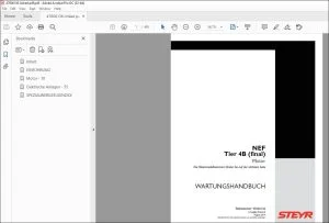 STEYR NEF Tier 4B (final) Motor WARTUNGSHANDBUCH 47606136 PDF