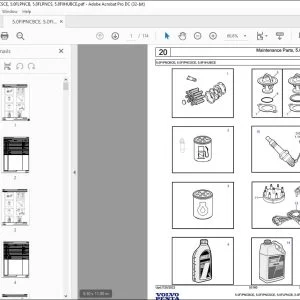 Volvo Penta 5.0FIPNCBCE, 5.0FIPNCSCE, 5.0FLPNCB, 5.0FLPNCS, 5.8FIIHUBCE Parts Manual PDF