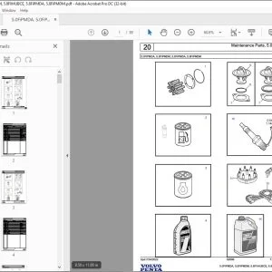 Volvo Penta 5.0FiPMDA, 5.0FiPMDM, 5.8FIIHUBCE, 5.8FiPMDA, 5.8FiPMDM Parts Manual PDF