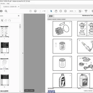 Volvo Penta 5.0GXi-E, 5.0GXi-EF, 5.0OSi-E, 5.0OSi-EF Parts Manual PDF