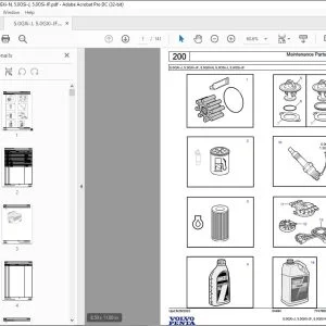 Volvo Penta 5.0GXi-J (JF) 5.0GXi-N 5.0OSi-J (JF) Parts Manual PDF