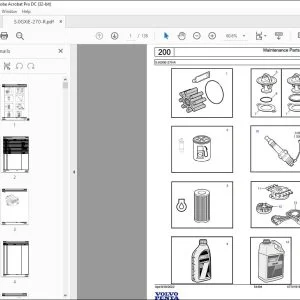 Volvo Penta 5.0GXiE-270-R Marine Gasoline Engine Parts Manual PDF