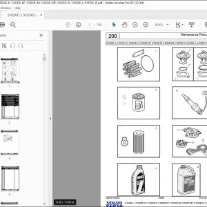 Volvo Penta 5.0GXiE-J (JF) 5.0GXiE-K (KF) 5.0GXiE-M (MF) 5.0GXiE-N, 5.0OSiE-J (JF) Parts Manual PDF