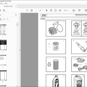 Volvo Penta 5.0GXiE-P Marine Gasoline Engine Parts Manual - PDF DOWNLOAD
