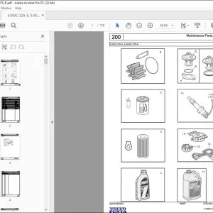 Volvo Penta 5.0GiC-225-S, 5.0GXiC-270-R Parts Manual PDF