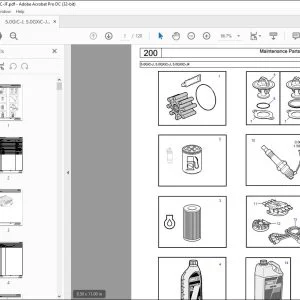 Volvo Penta 5.0GiC-J, 5.0GXiC-J, 5.0GXiC-JF Parts Manual PDF