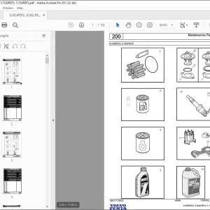 Volvo Penta 5.0GiPEFS, 5.0GLPEFS, 5.7GSIPEFS, 5.7GSPEFS Parts Manual PDF