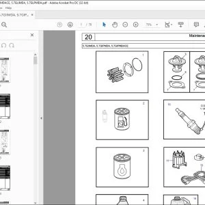 Volvo Penta 5.7GIIMDA, 5.7GIPMDA, 5.7GIPMDACE, 5.7GLIMDA, 5.7GLPMDA Parts Manual PDF