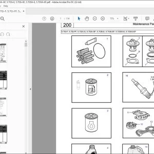 Volvo Penta 5.7Gi-F (FF) 5.7GXi-G (GF) 5.7OSi-E (EF) 5.7OSXi-E (EF) Parts Manual PDF