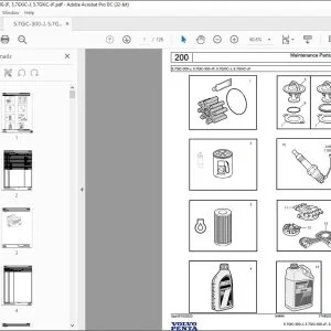 Volvo Penta 5.7GiC-300-J (JF) 5.7GXiC-J (JF) Parts Manual PDF