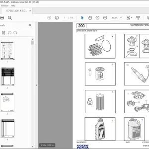 Volvo Penta 5.7GiC-300-R, 5.7GXiC-320-R Marine Gasoline Engine Parts Manual PDF