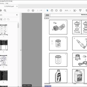 Volvo Penta 5.7GiPHUS Marine Gasoline Engine Parts Manual PDF