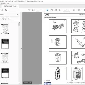 Volvo Penta 7.4GIIHUBCE 7.4GIPNCMCE 7.4GLIHUB 7.4GLPNCM 7.4GSIXNCM Parts Manual PDF
