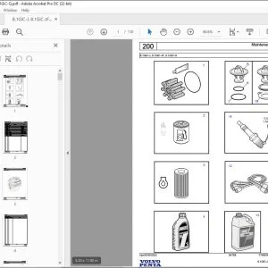 Volvo Penta 8.1GiC-J, 8.1GiC-JF, 8.1GiC-Q Parts Manual PDF