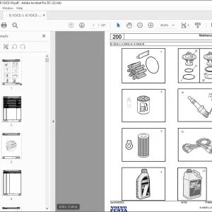 Volvo Penta 8.1GiCE-J, 8.1GiCE-JF, 8.1GiCE-M Parts Manual PDF