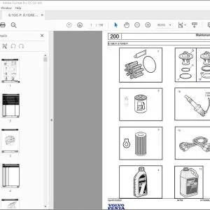 Volvo Penta 8.1GiE-P, 8.1GXiE-P Marine Gasoline Engine Parts Manual PDF