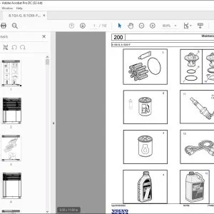 Volvo Penta 8.1GiI-G, 8.1GXiI-F Marine Gasoline Engine Parts Manual PDF