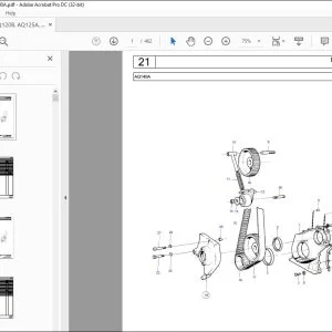 Volvo Penta AQ120B, AQ125A, AQ140A, BB140A Parts Manual PDF