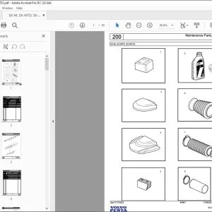 Volvo Penta SX-M SX-MTD SX-MTD3 Marine Drive Transmission Parts Manual PDF