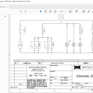 Bendi Forklift AC DS Series IV Electrical Schematic Manual 156331