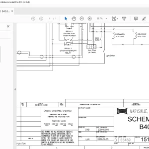 Bendi Forklift B40i3 Schematic Manual 151287 PDF